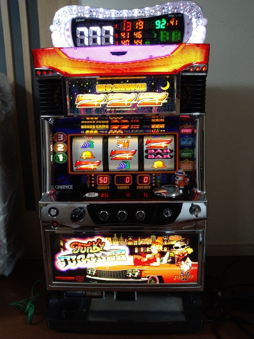 パチスロ　ファンキージャグラーKK　不要機　データカウンター付き　超美品！
