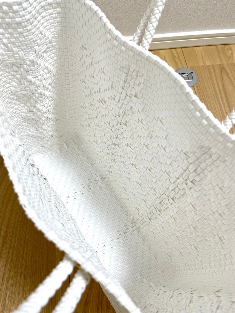 レトラ　バッグ　メルカドバッグ　ROMBO - White (S)