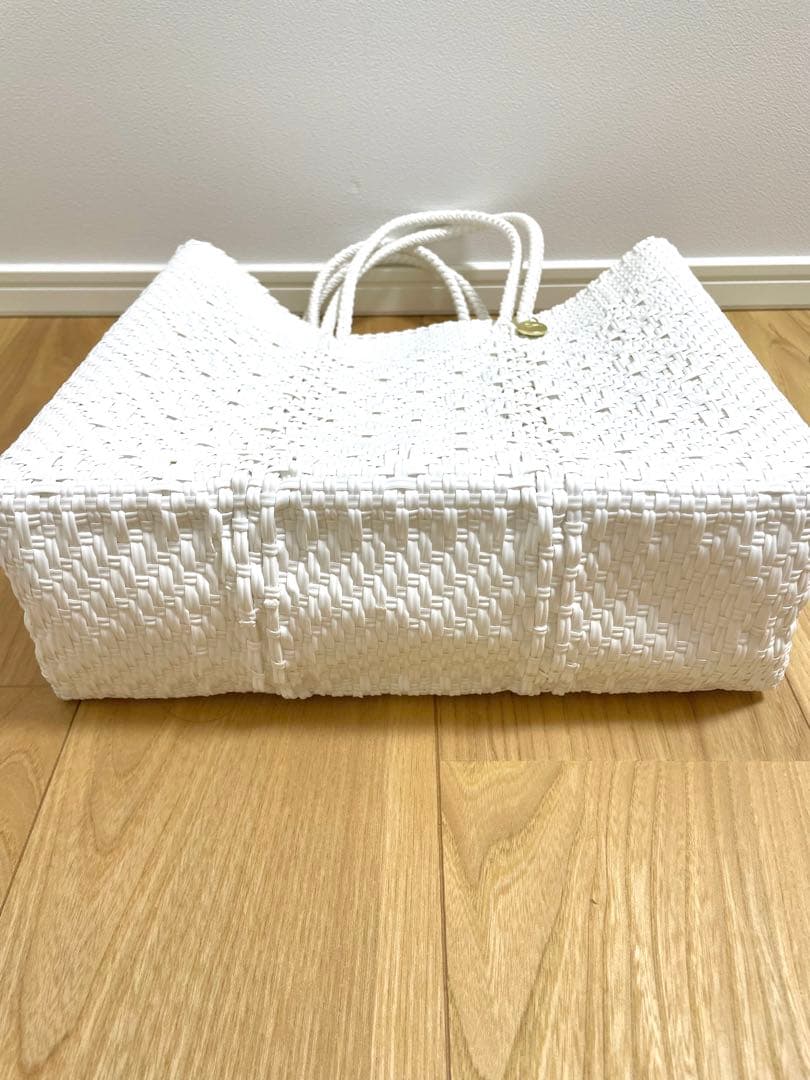 レトラ　バッグ　メルカドバッグ　ROMBO - White (S)