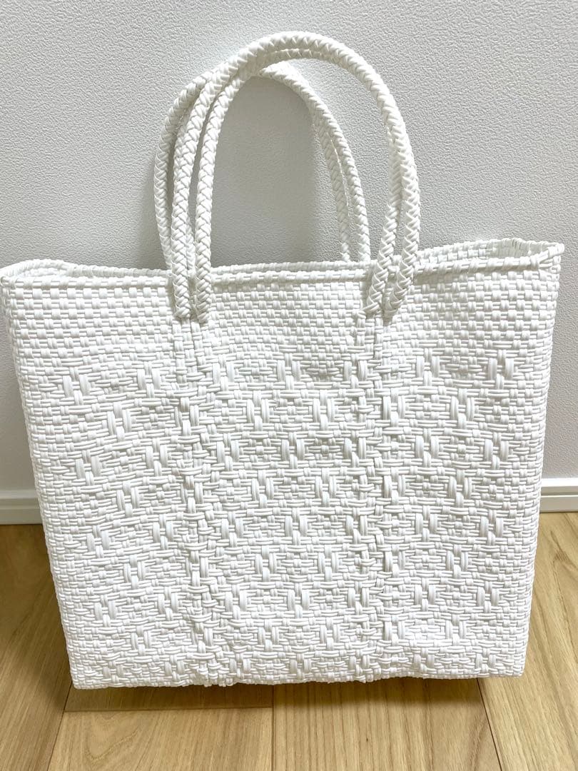 レトラ　バッグ　メルカドバッグ　ROMBO - White (S)