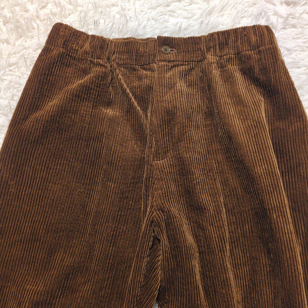 ATON エイトン　メンズ　コーデュロイスラックス　イージーパンツ　サイズ4