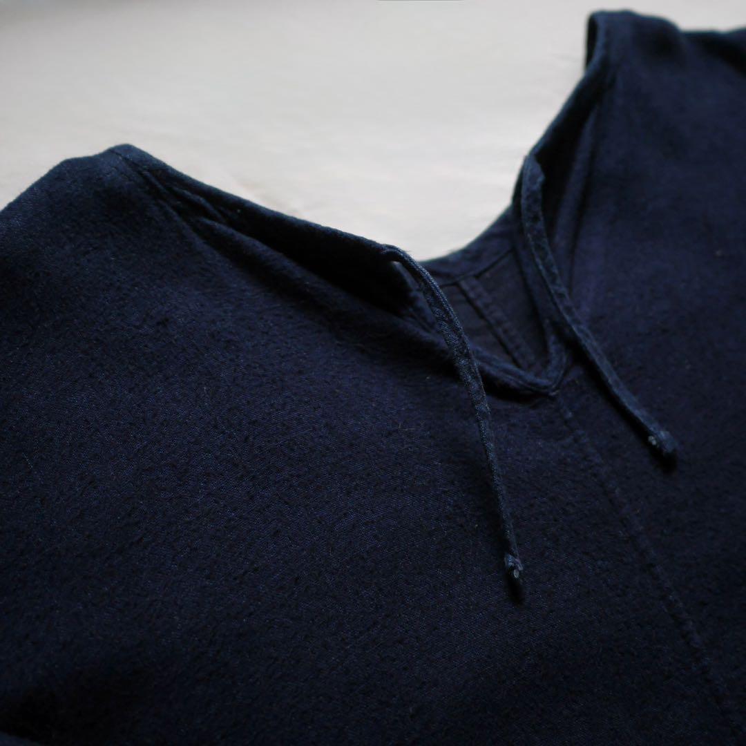 45rpm インディゴ 染めワンピース