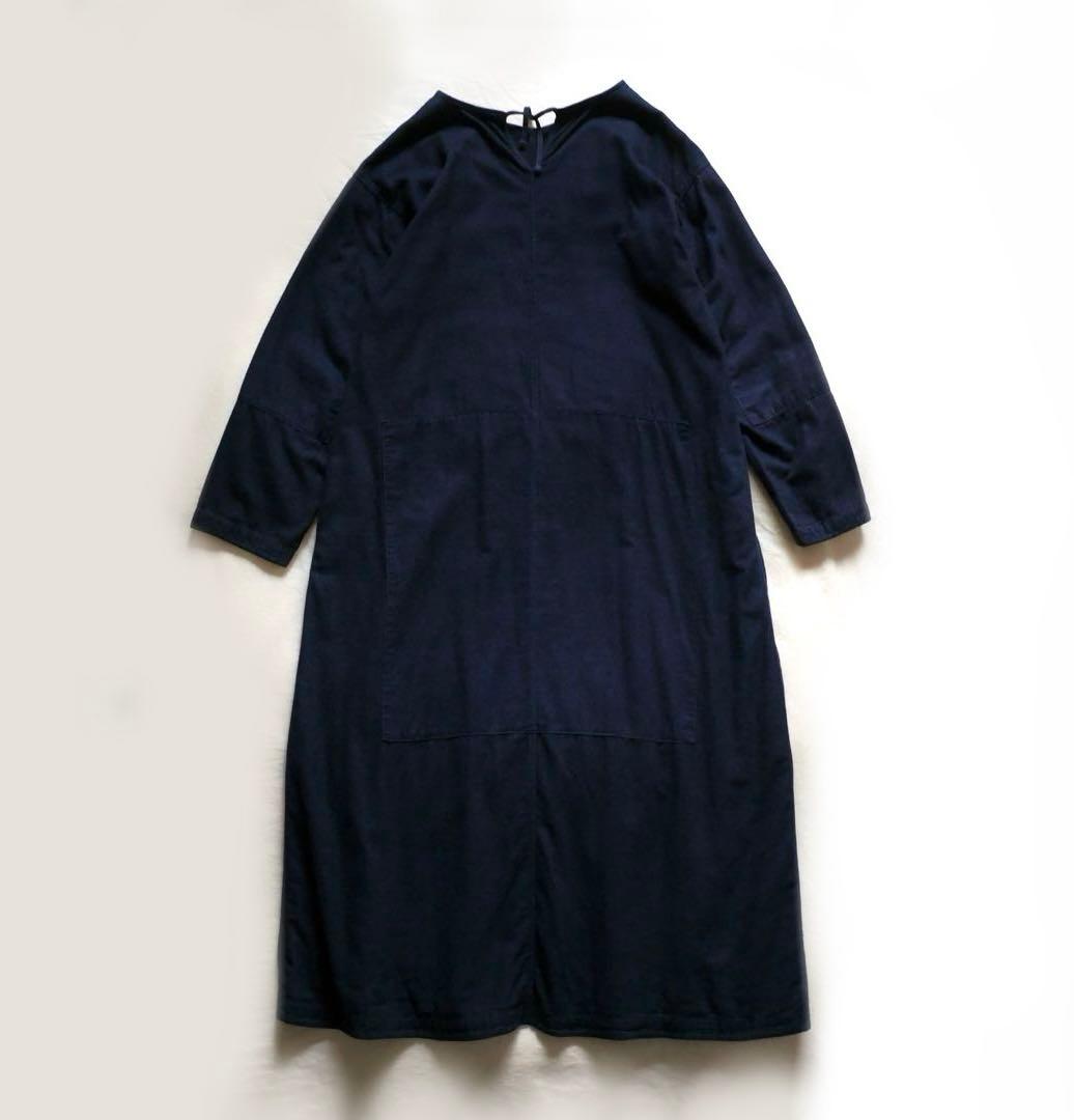 45rpm インディゴ 染めワンピース