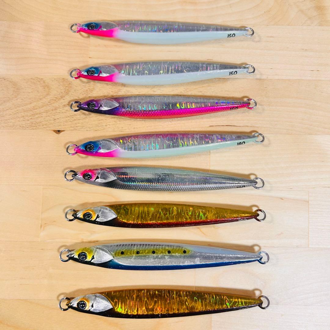 ジャッカル バンブルズジグ スロー 150g 180g 200g 計8本セット