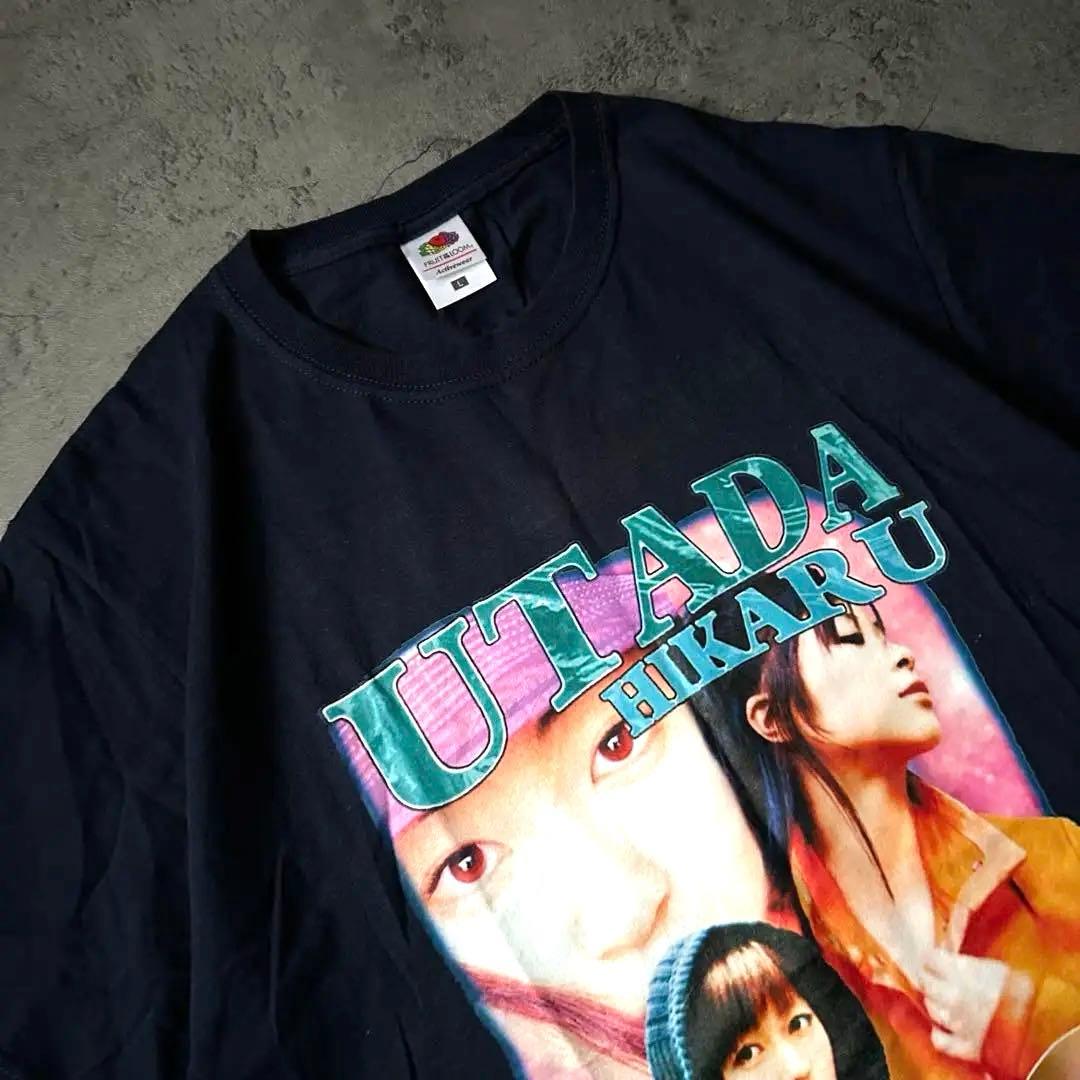 未使用級 激レア 宇多田ヒカル プリント Tシャツ 希少 人気 美品