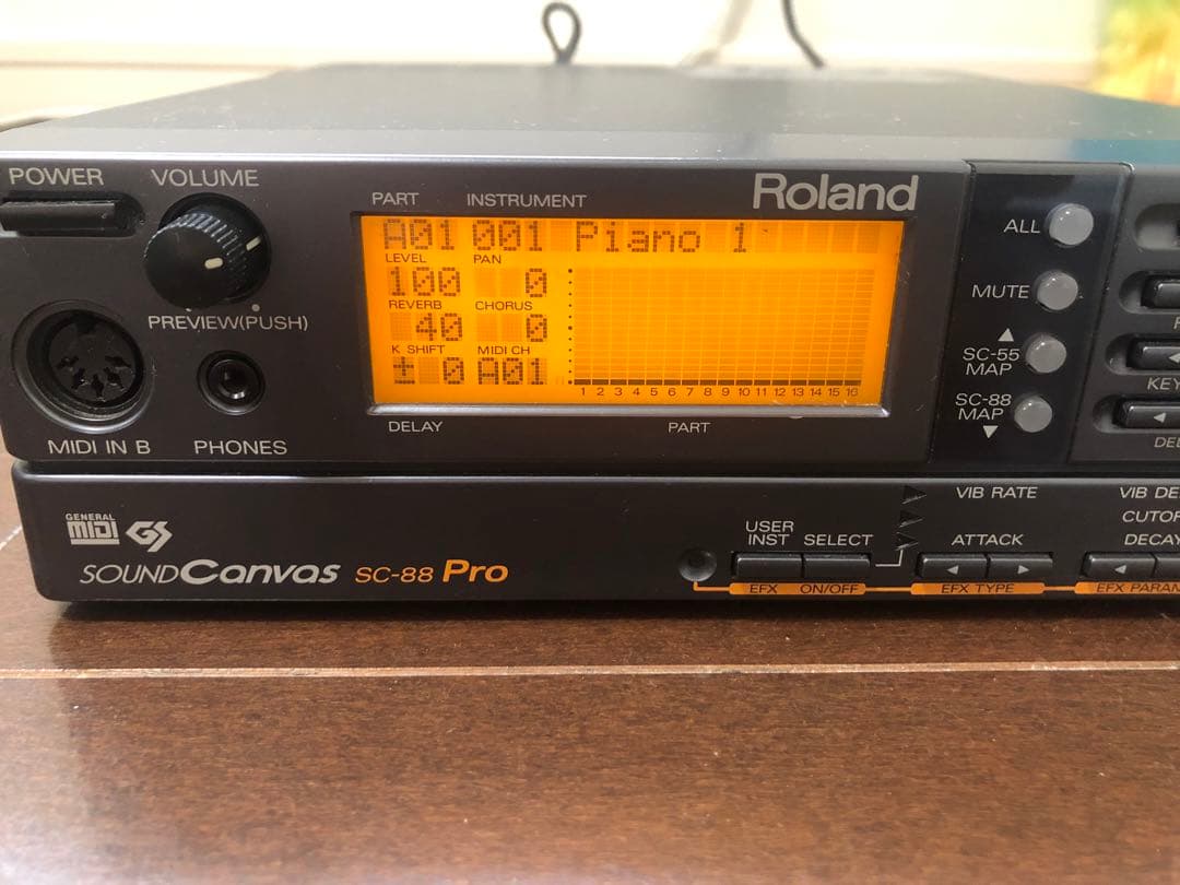 Roland SC-88 Pro MIDI音源 +テクニカル・ガイド