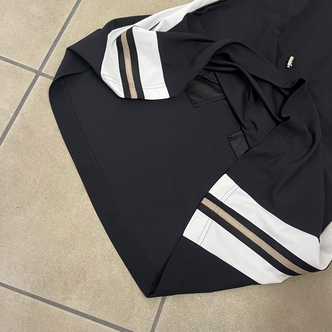 LANVIN SPORT ランバンスポール　ワンピース　ロゴ　半袖　黒　白　38