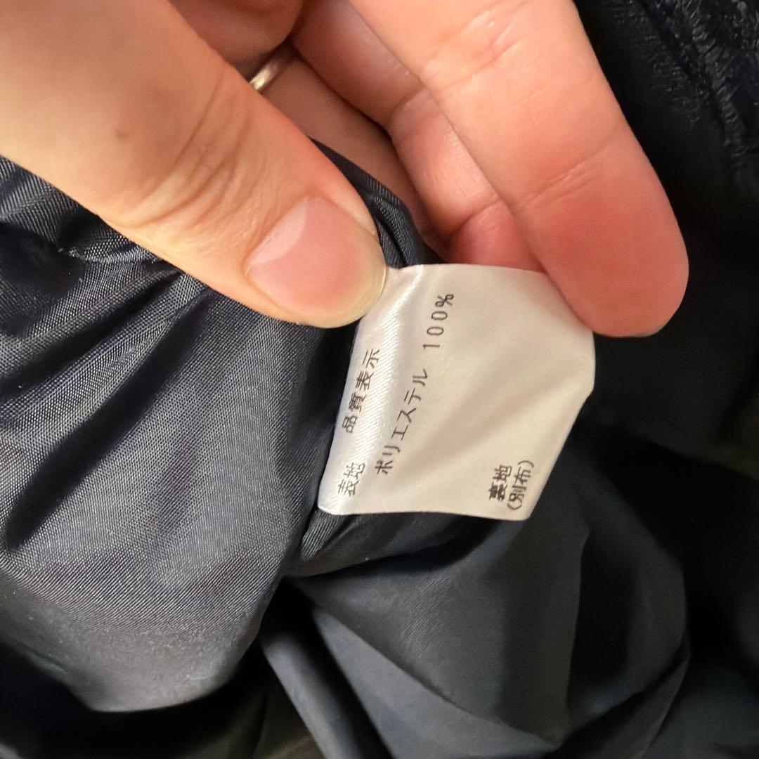 marble ファーケープ付き袖編みあげバッスルコート　未使用