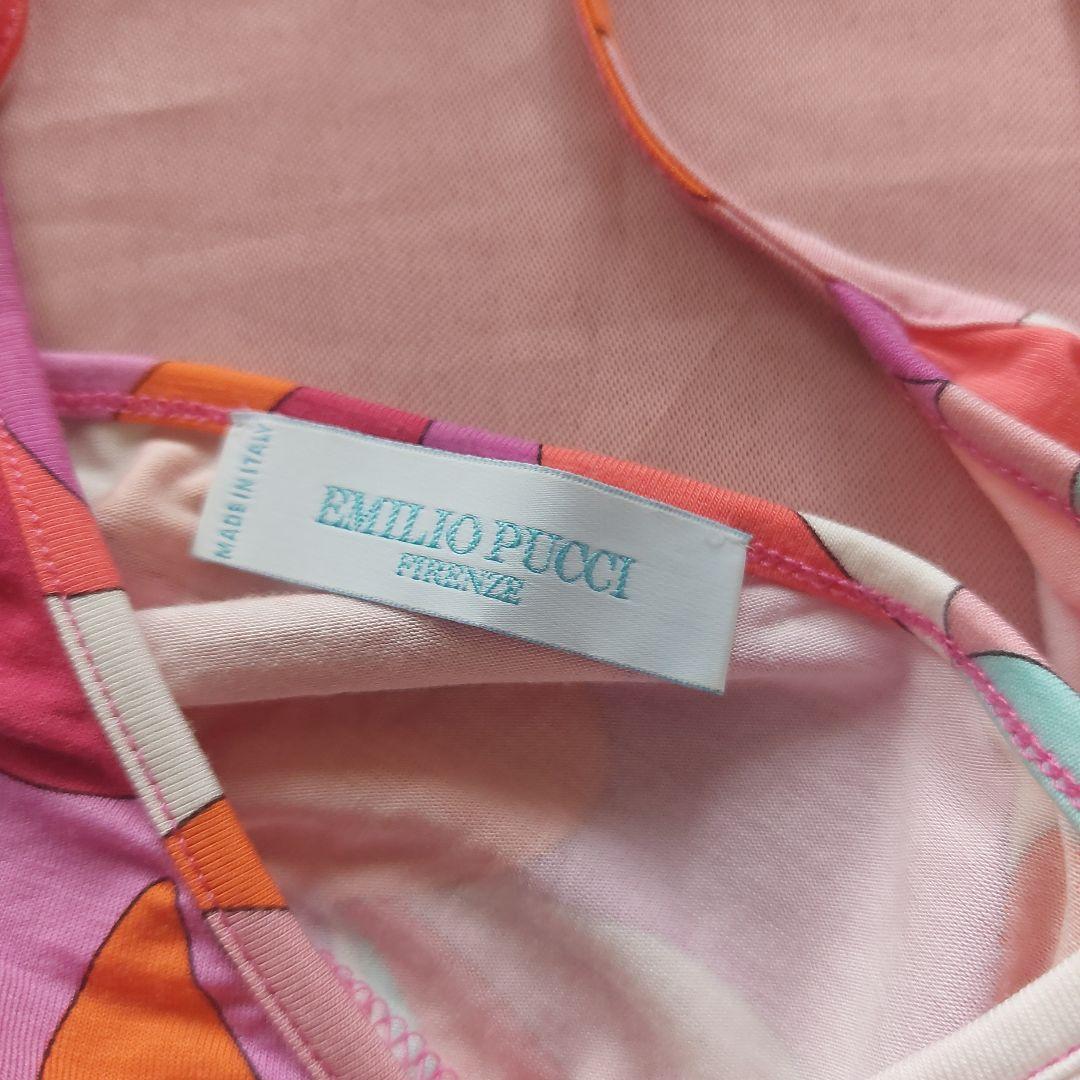 エミリオプッチ マルチカラーノースリーブトップスキャミソールTシャツカットソー