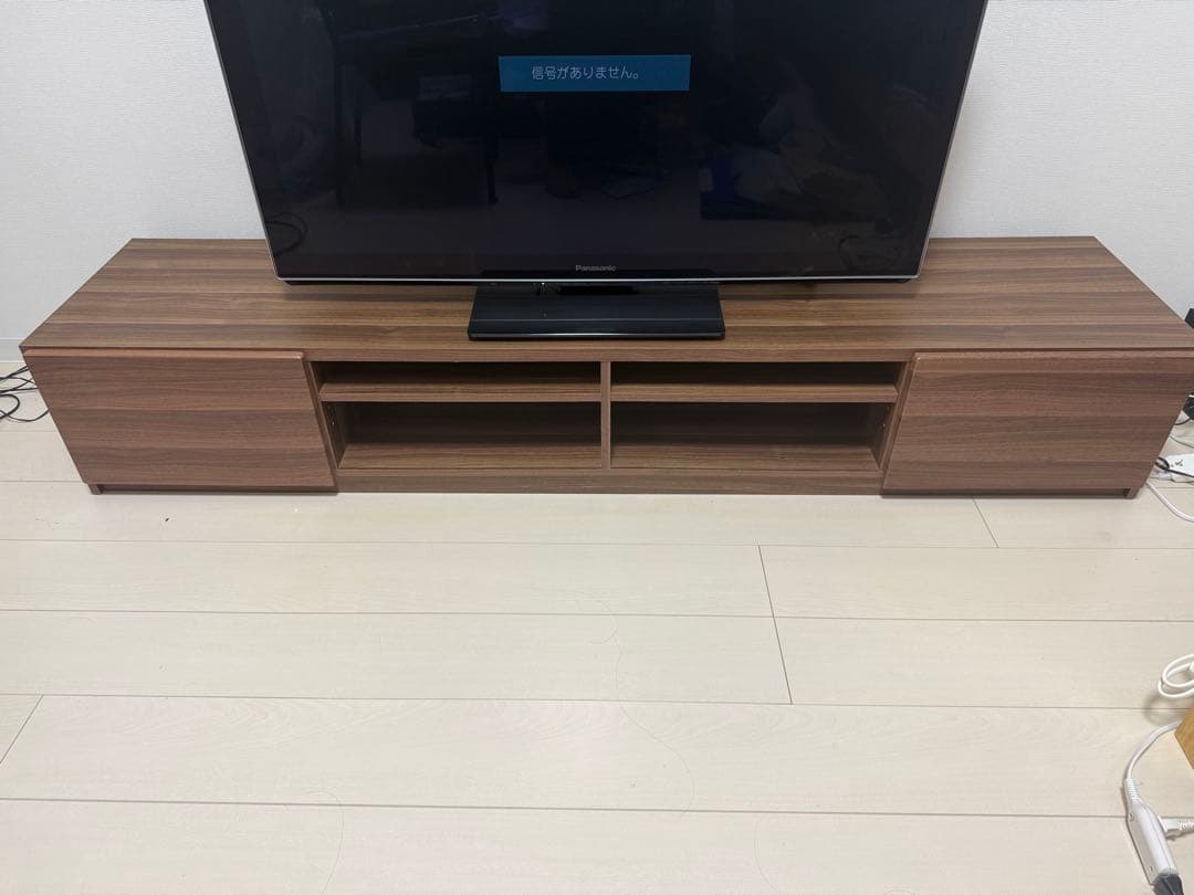 送料込 テレビ台 ローボード 背面収納TVボードROBIN〔ロビン〕幅180cm