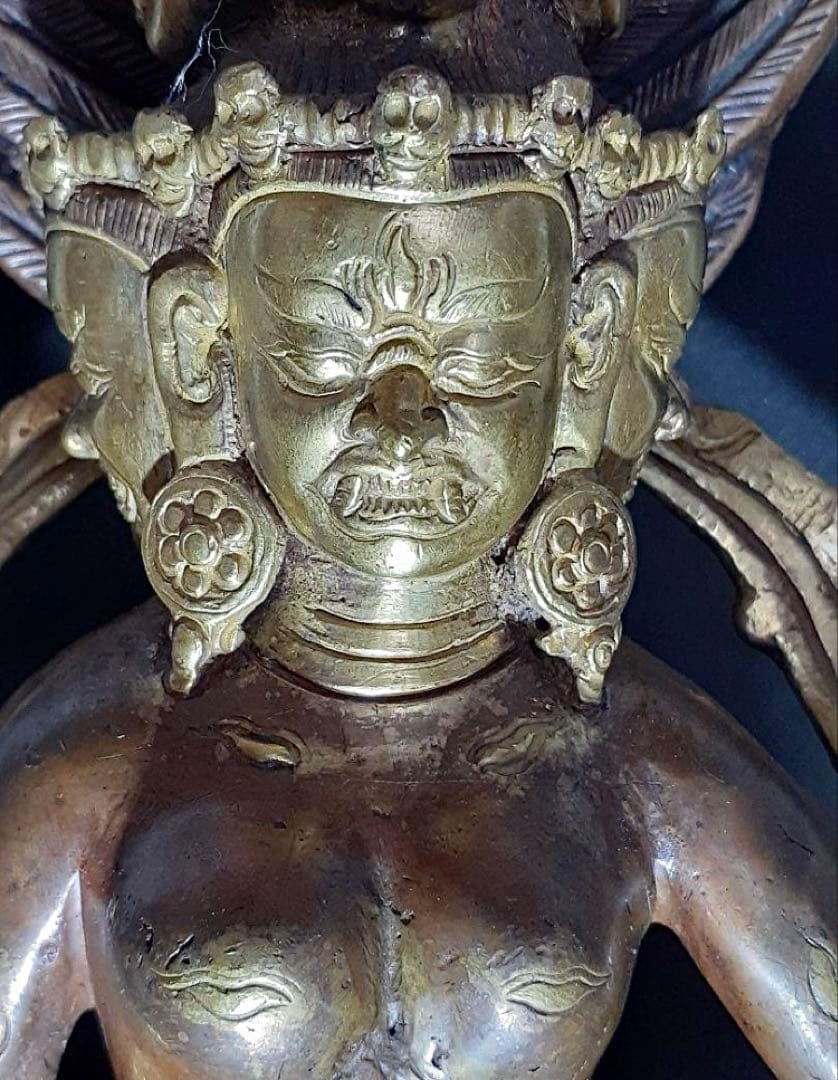 鍍金古銅　密教　チベット仏