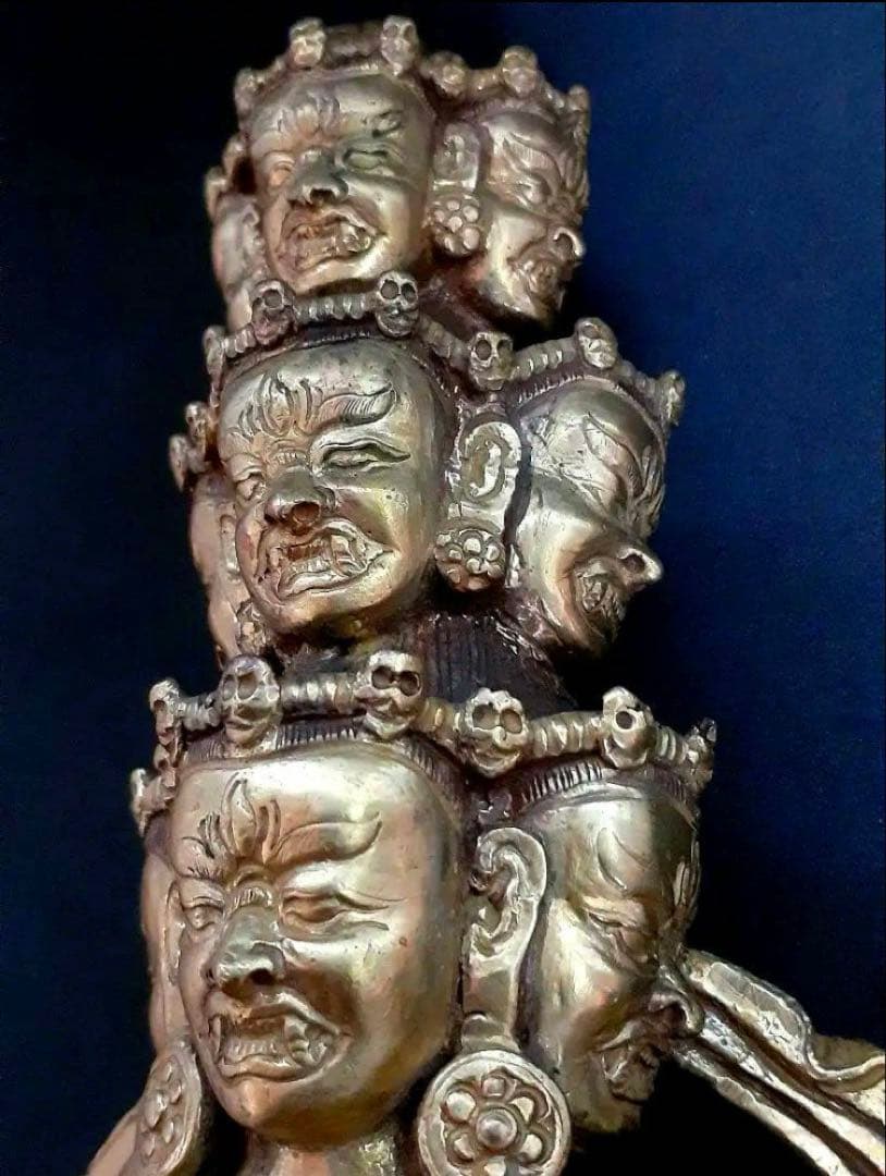 鍍金古銅　密教　チベット仏