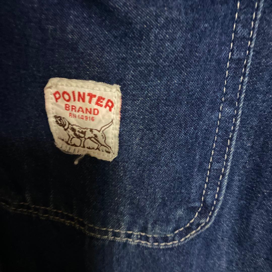 90s POINTER デニムカバーオール 50インチ MADE IN USA