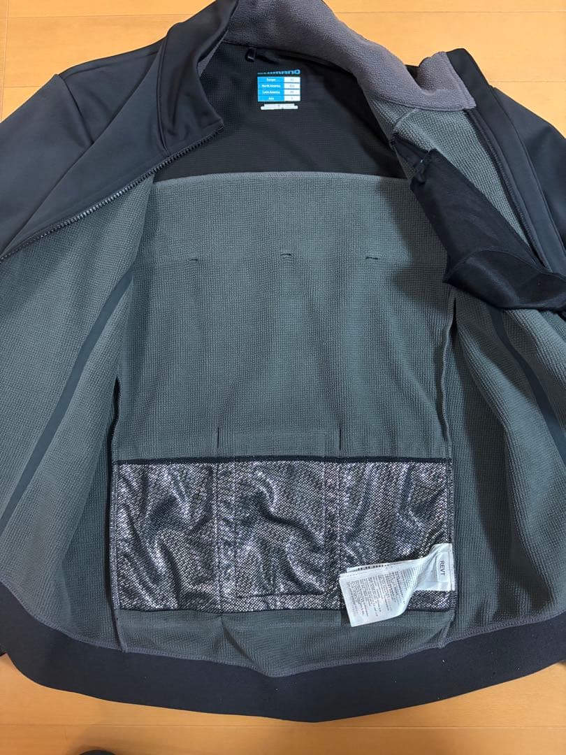 SHIMANO サイクルジャケット Sサイズ ダークグレー ロードバイク