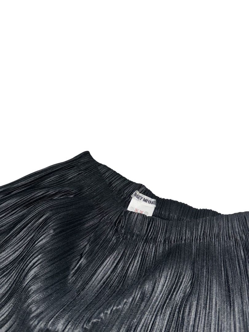 ISSEY MIYAKE プリーツプリーズ ショートパンツ ブラック S