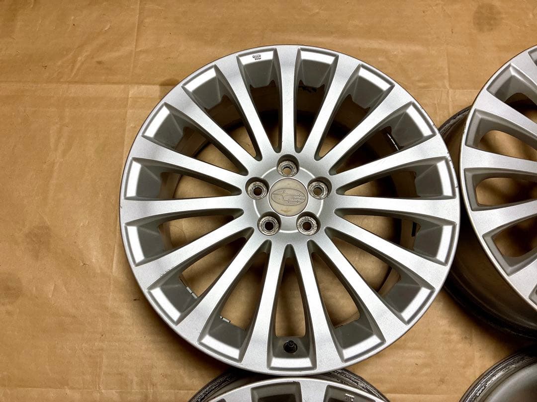 ①レガシィ 純正ホイール 18 7.5J+55 5穴 PCD100 BR9 BM