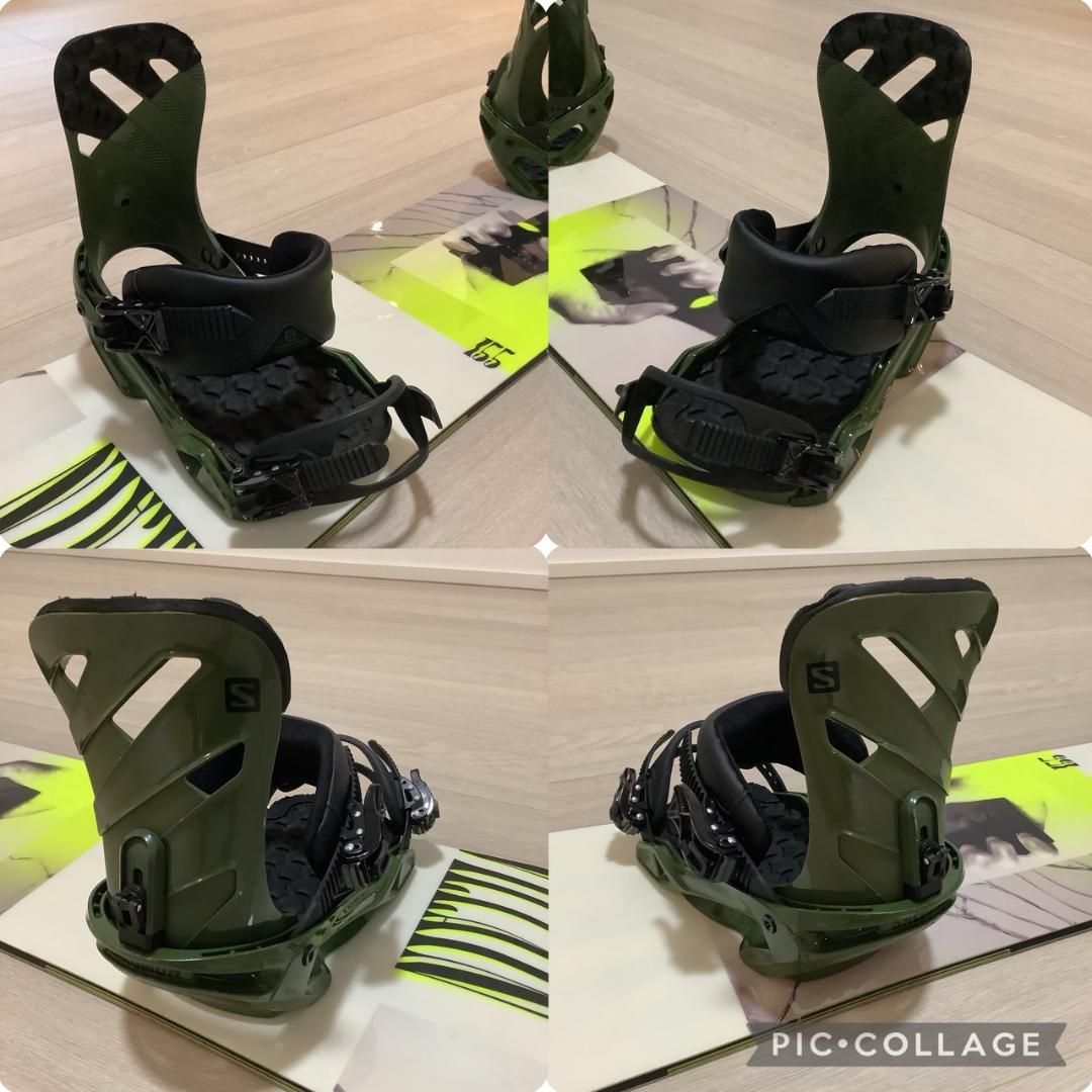 051サロモンSALOMON 155cmメンズスノーボード初心者やグラトリセット