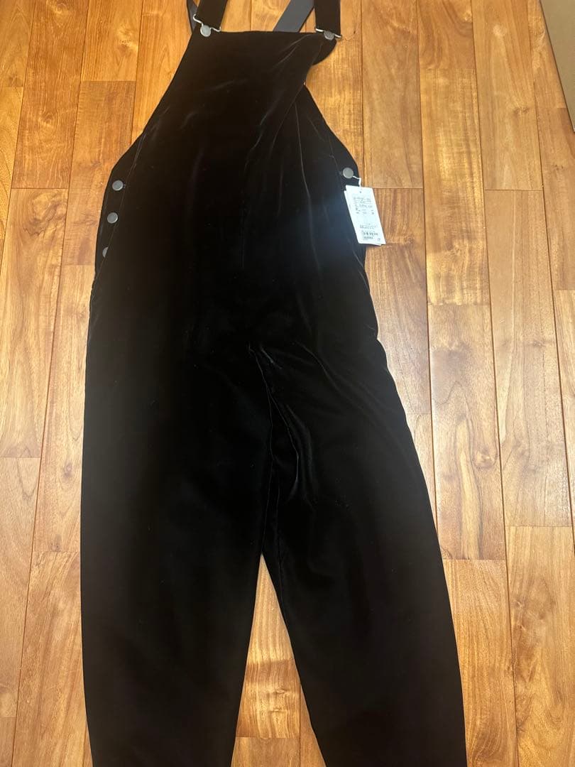 【新品　未使用】UNITED ARROWS ベルベット サロペット パンツ　36