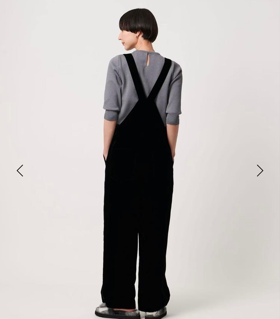 【新品　未使用】UNITED ARROWS ベルベット サロペット パンツ　36