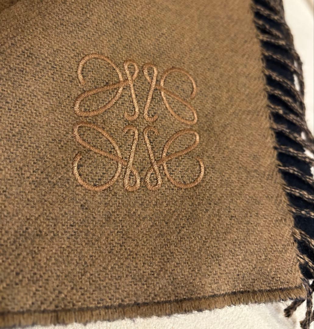 LOEWE ロエベ　バイカラー　マフラー　ストール