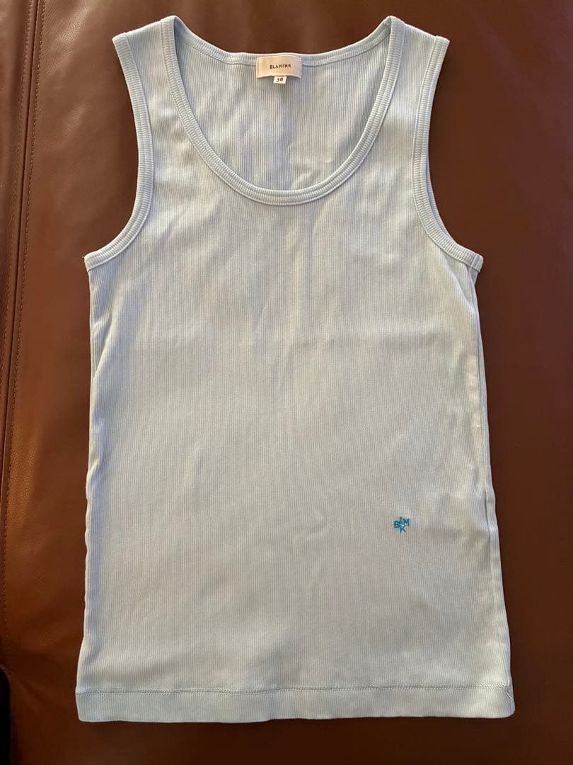 BLAMINK BLMKタンクトップ 38ライトブルー