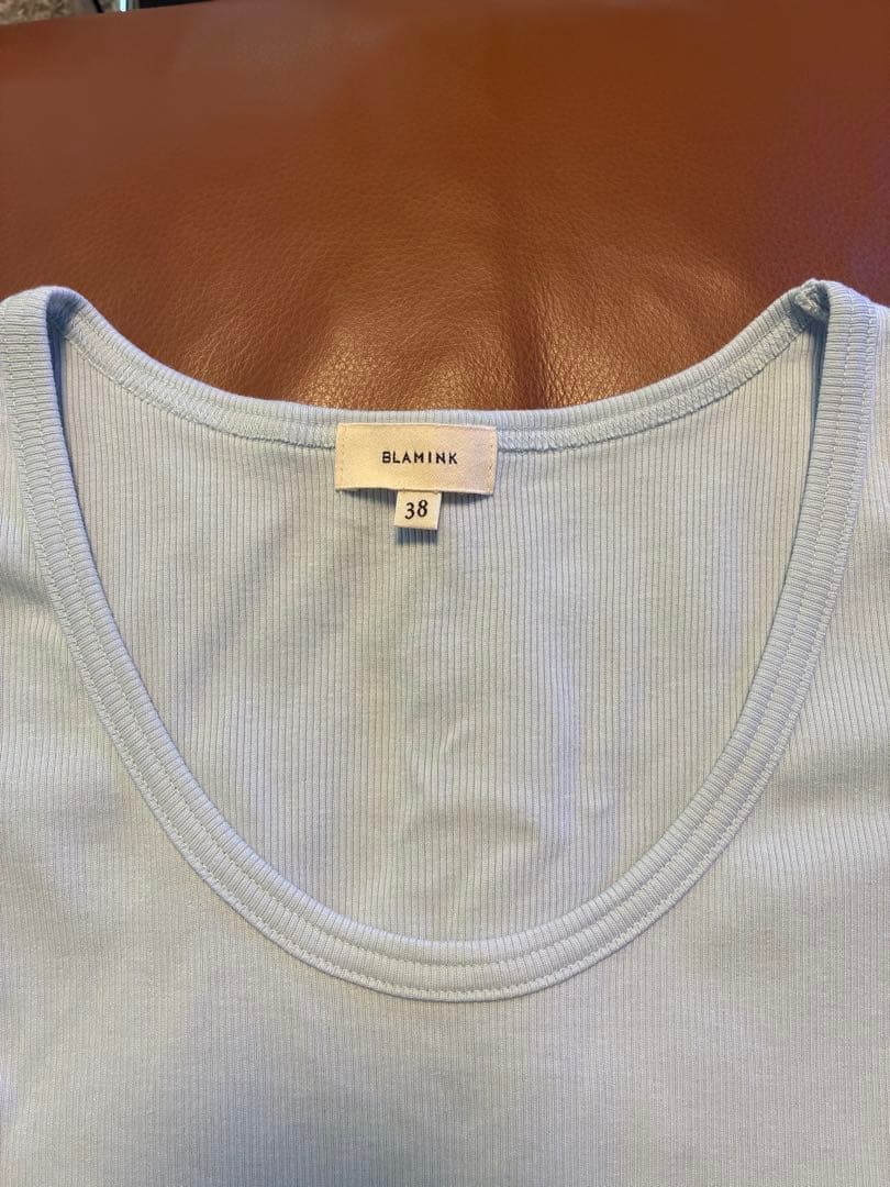 BLAMINK BLMKタンクトップ 38ライトブルー