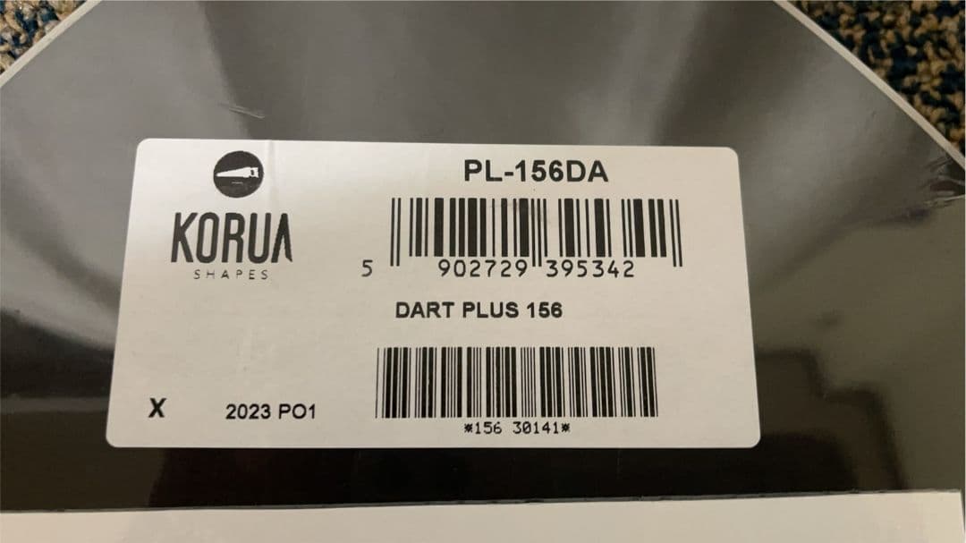 新品■Korua SHAPES DART PLUS　コルア　ダート　プラス+56