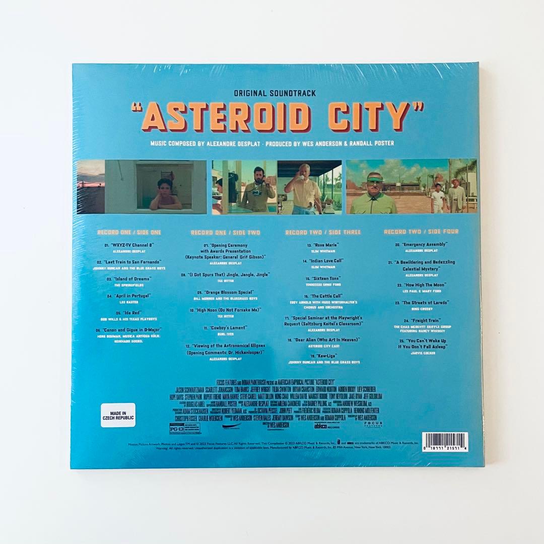 Asteroid City Wes Anderson アナログ　レコード