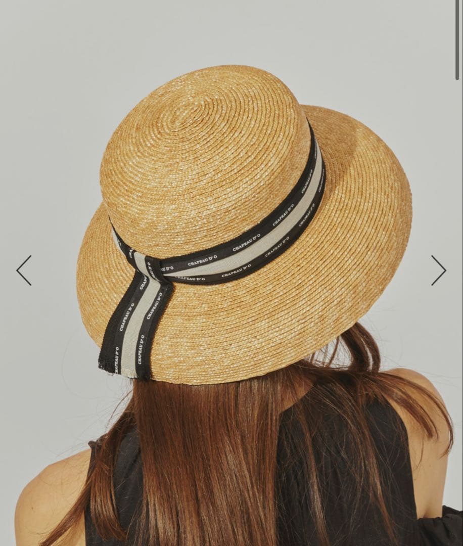 【シャポードオー】カサブランカロゴ入りハット