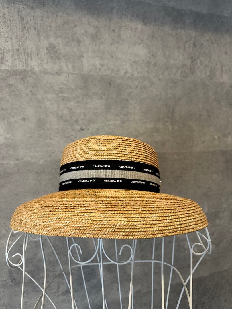 【シャポードオー】カサブランカロゴ入りハット