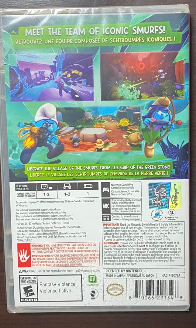 Smurfs 2(輸入版:北米) Switch 日本未発売