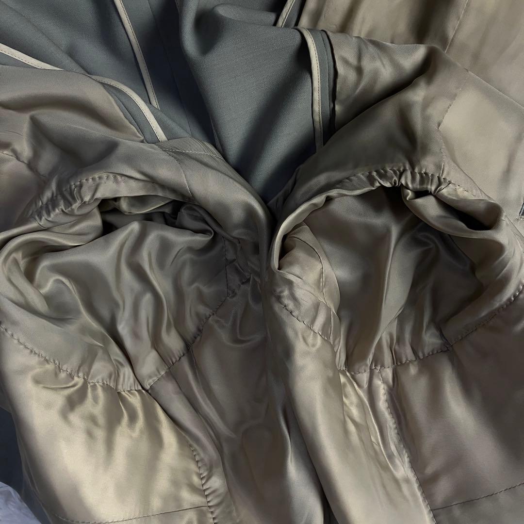 美品✨スーツセットアップ　ダブルブレスト　背抜き　ライトグリーン　M〜L