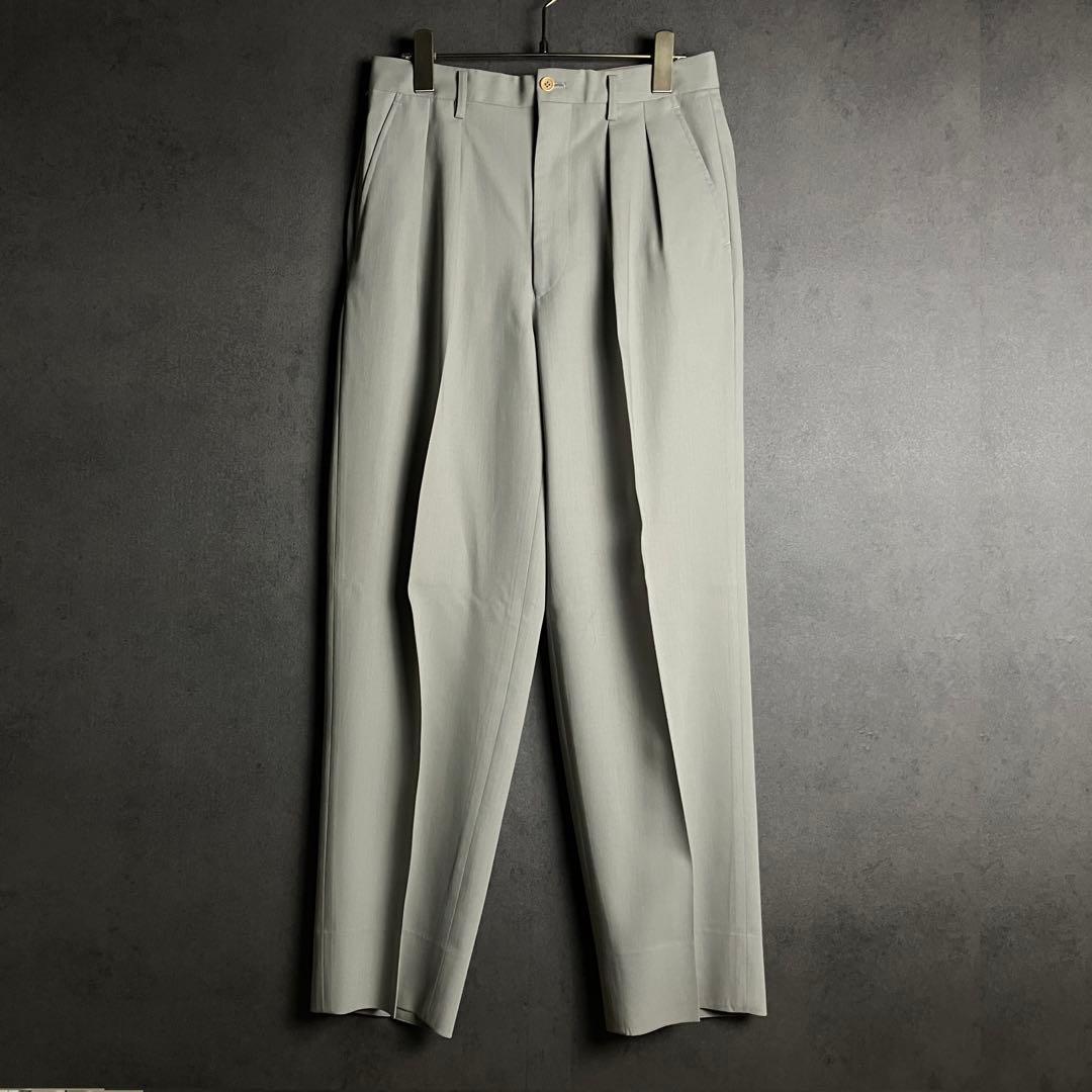 美品✨スーツセットアップ　ダブルブレスト　背抜き　ライトグリーン　M〜L