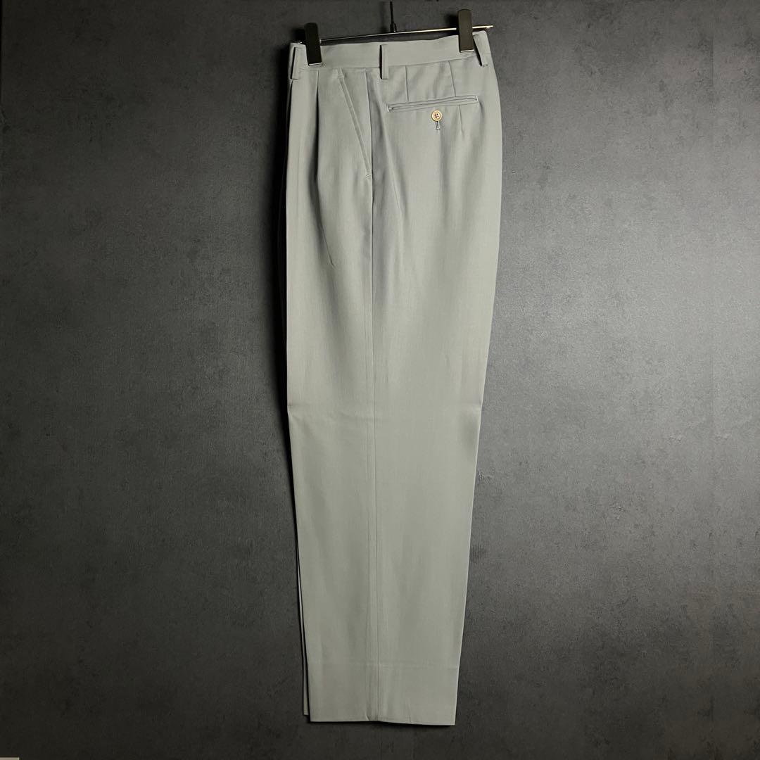 美品✨スーツセットアップ　ダブルブレスト　背抜き　ライトグリーン　M〜L