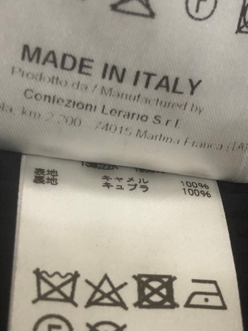 ☆美品☆ タリアトーレ　キャメル100%ネイビージャケット