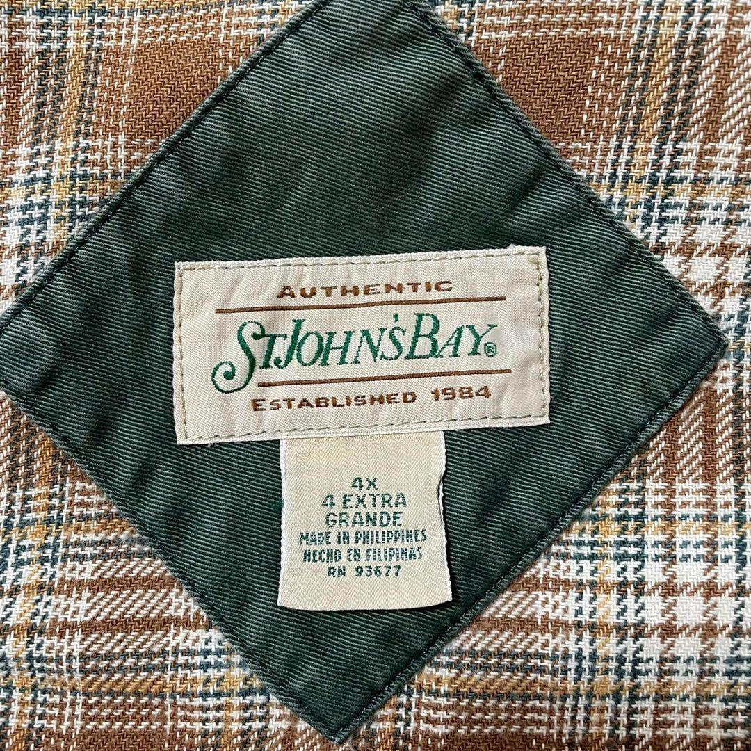 【90s】セントジョンズベイ ハンティングジャケット カバーオール グリーン 緑