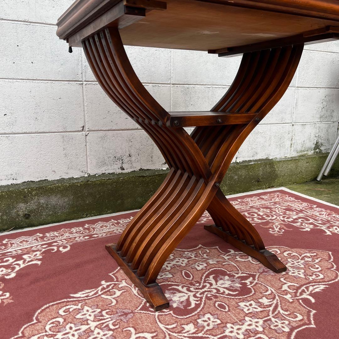 ビンテージ古家具◾️木製家具 天板2面 折りたたみ 木製テーブル ゲームボード