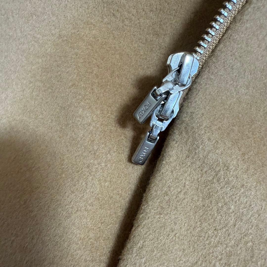 ★FOXEY★マリソル ブレンダさん着用★上質ウールゆったりコート★キャメル