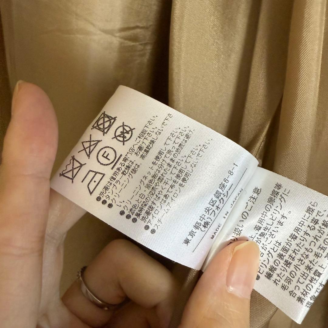 ★FOXEY★マリソル ブレンダさん着用★上質ウールゆったりコート★キャメル