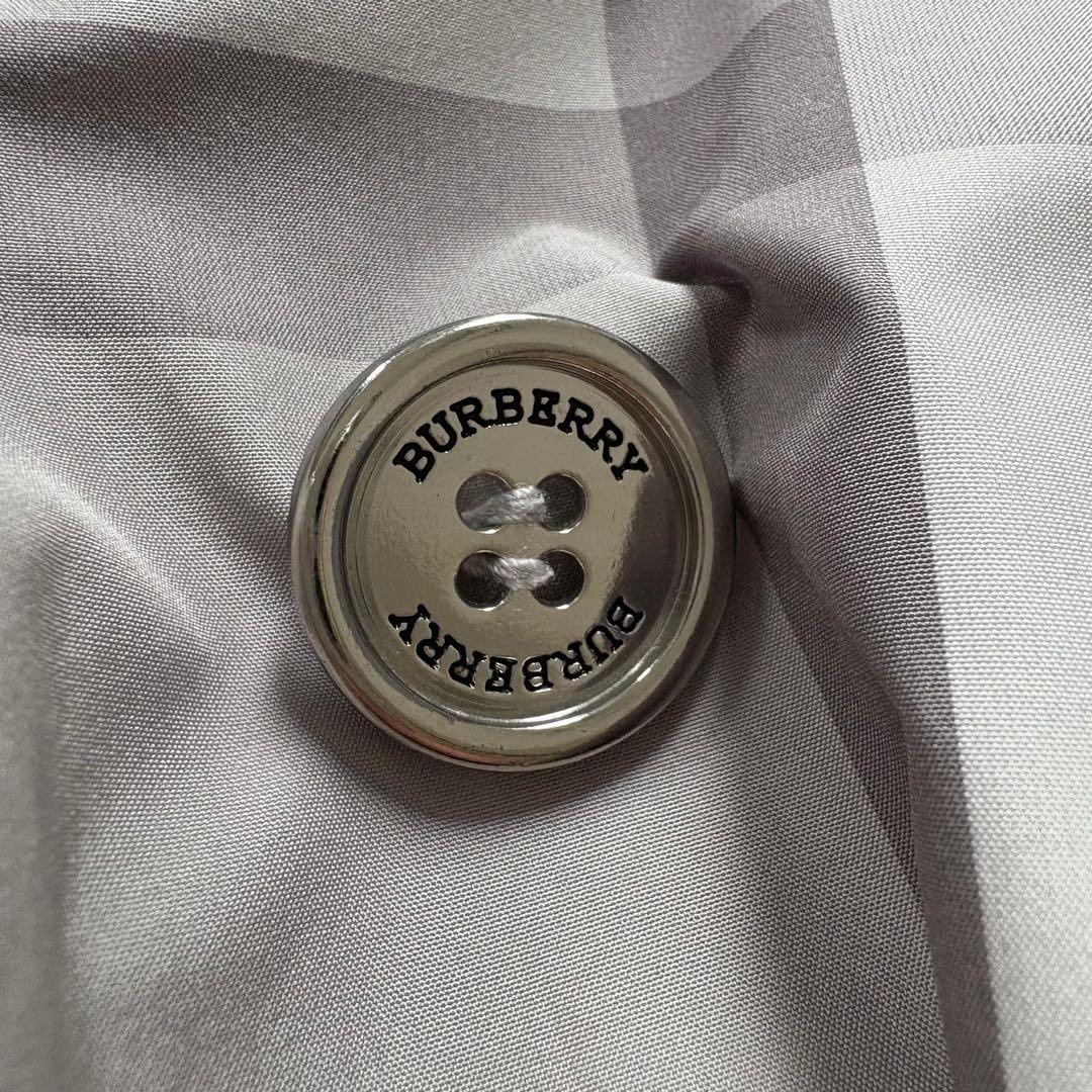 バーバリーロンドン　トレンチコート　ノバチェック　メガチェック　グレージュ　3L