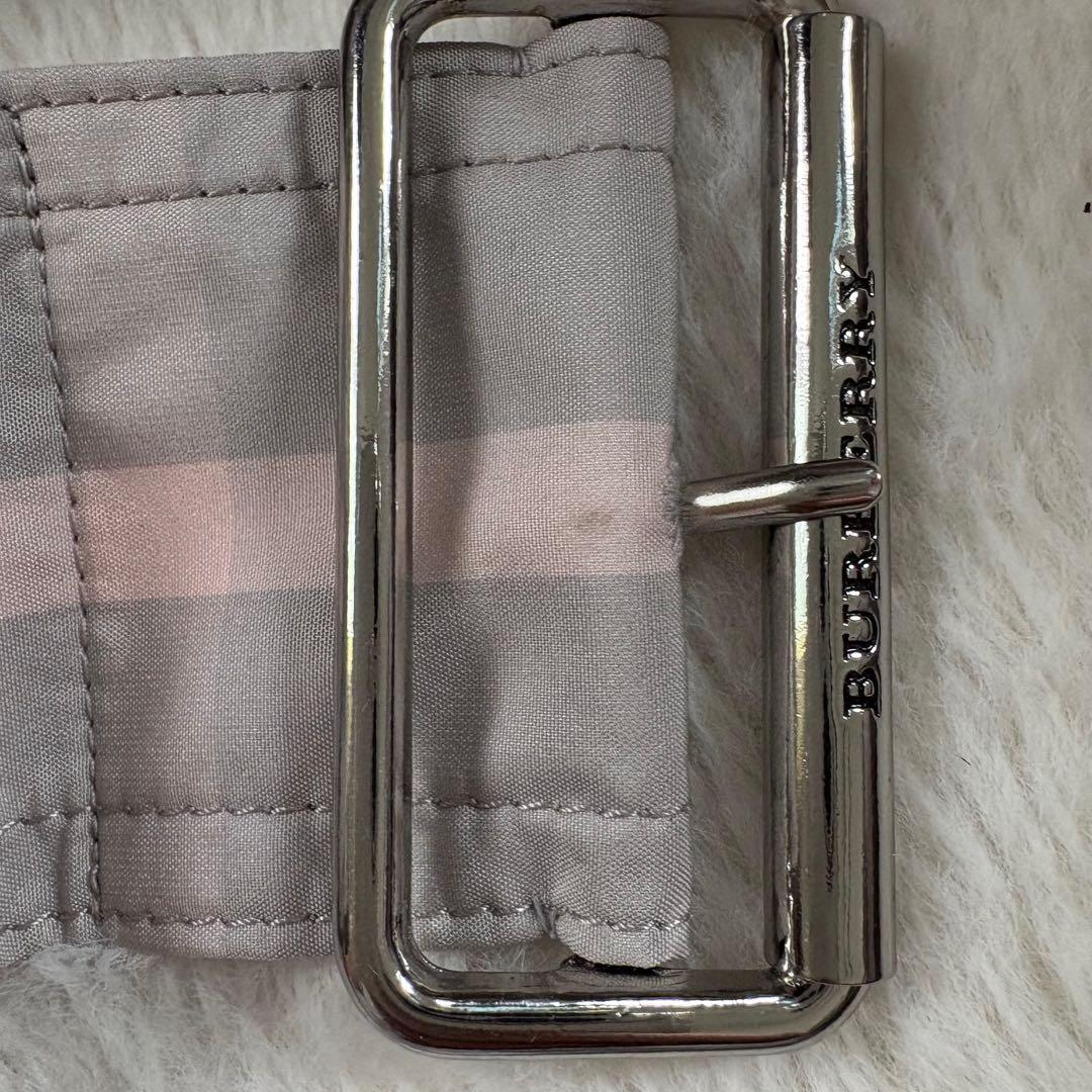 バーバリーロンドン　トレンチコート　ノバチェック　メガチェック　グレージュ　3L