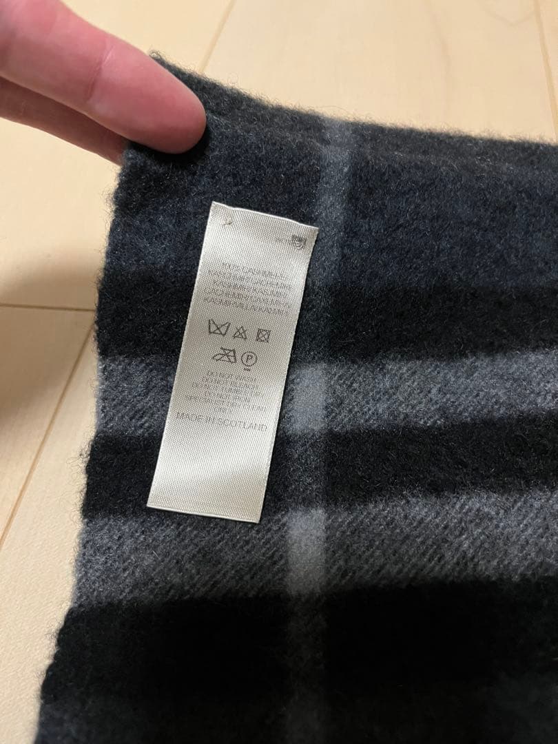 バーバリー　カシミア100%　スヌード　ネックウォーマー　マフラー