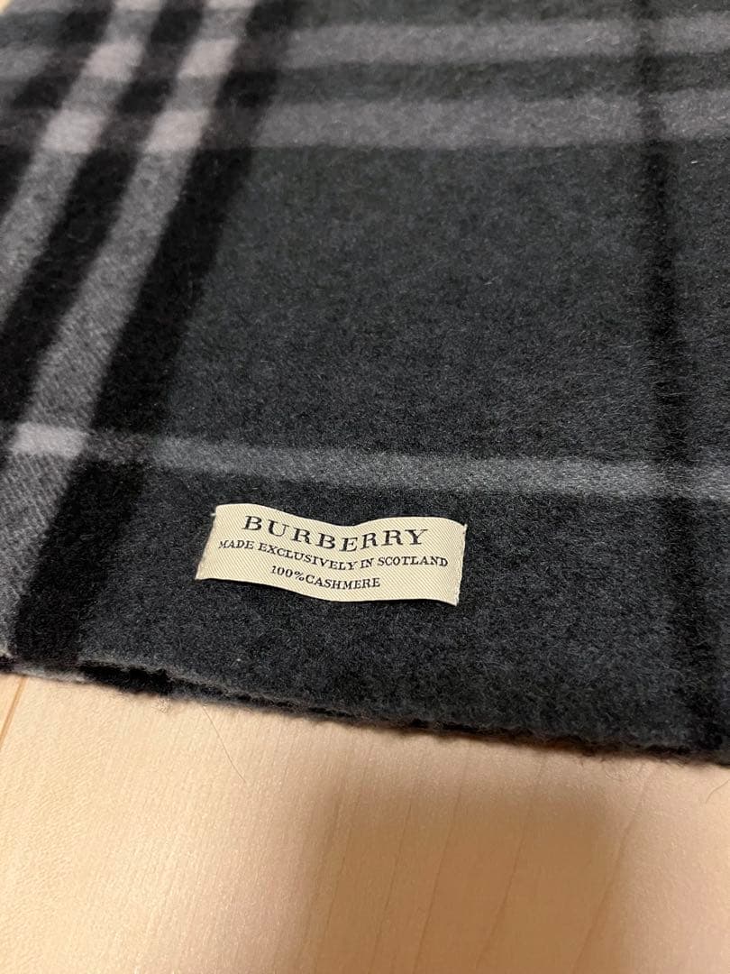 バーバリー　カシミア100%　スヌード　ネックウォーマー　マフラー