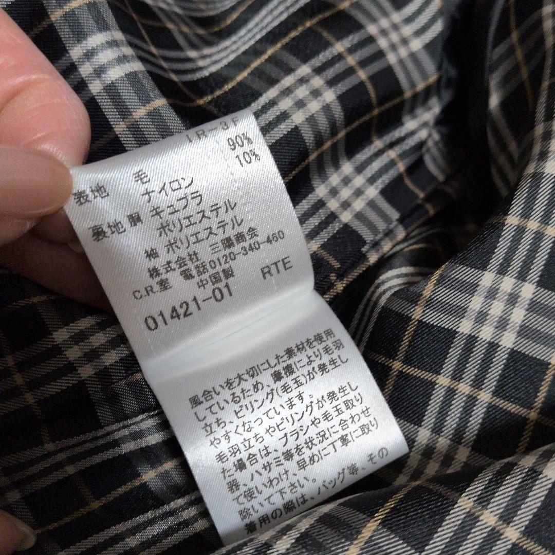 BURBERRY BLUE LABEL ブラックウールコート