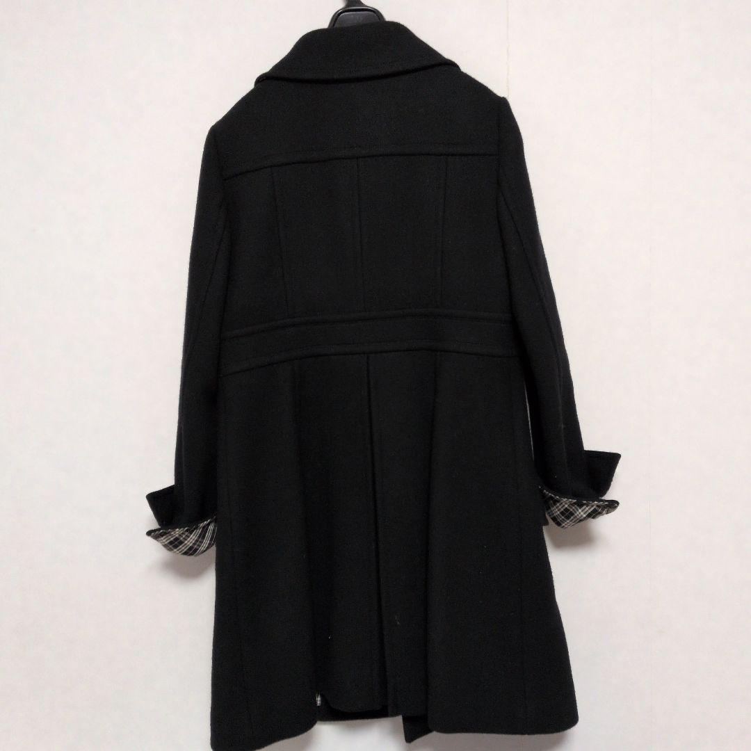BURBERRY BLUE LABEL ブラックウールコート
