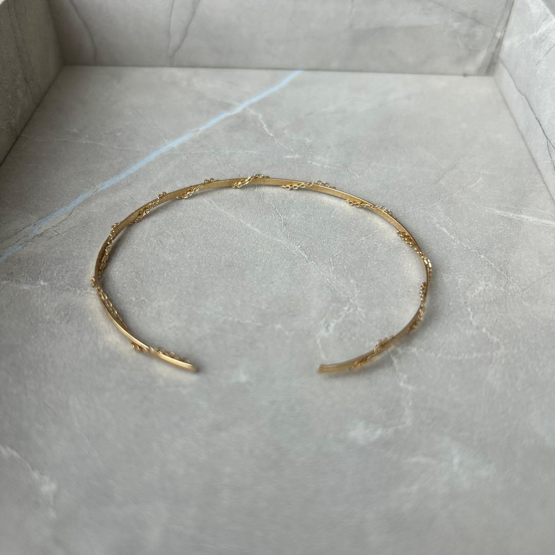 ココシュニック K10 バングル　ラップチェーンバングル