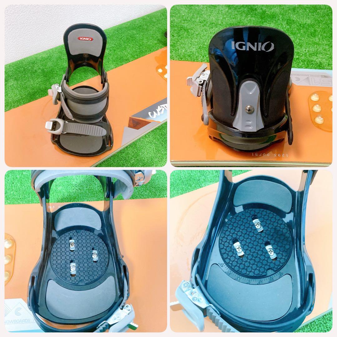 Burton CUSTOM 151cm ボード IGNIO S/Mサイズ セット