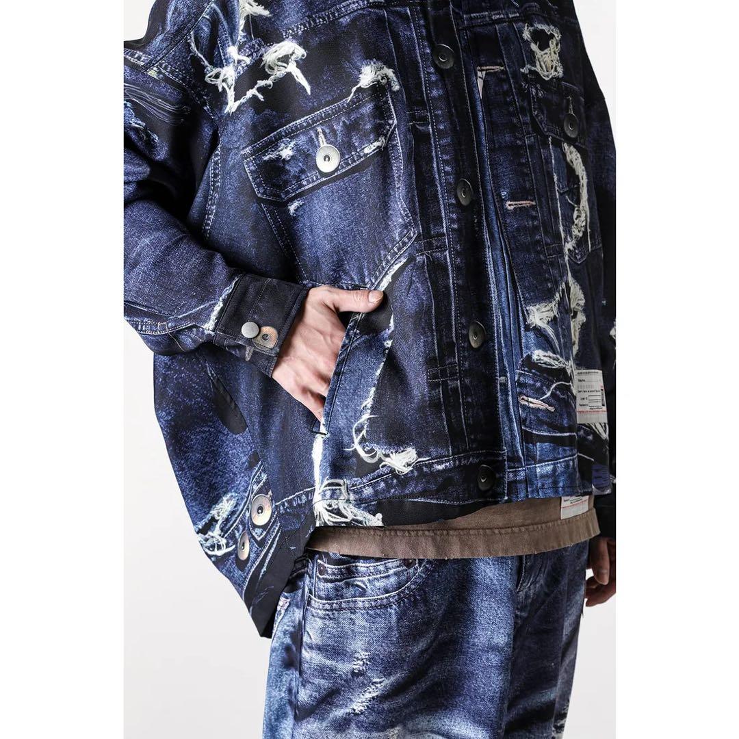 ✴︎希少✴︎ メゾンミハラヤスヒロ × T.A.T.A 転写 デニム ジャケット