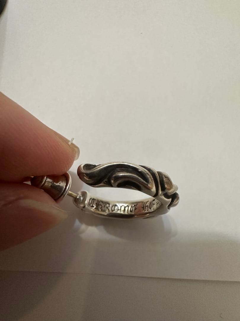 y*様 クロムハーツ　フープ　ピアス【正規品】