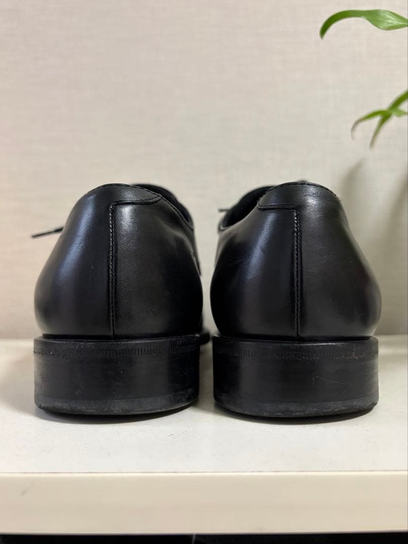靴 GIORGIO ARMANI U-tip leather shoes